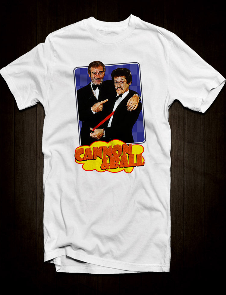 Tommy Cannon and Bobby Ball t-shirt for fans of classic comedy