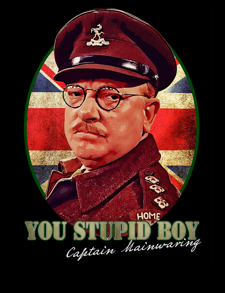 Arthur Lowe Captain Mainwaring T-Shirt