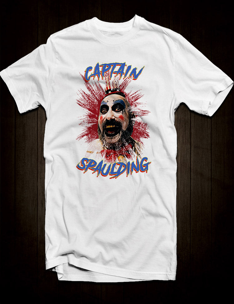 White Captain Spaulding T-Shirt