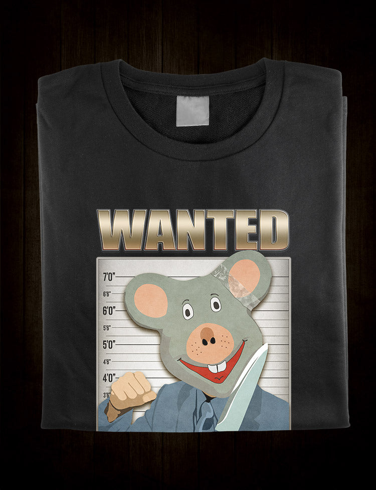 Cartoon Head Wanted T-Shirt