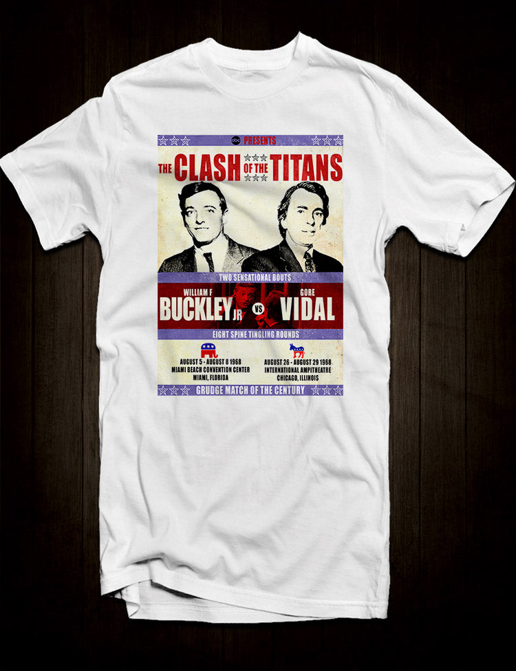 William F Buckley vs Gore Vidal T-Shirt