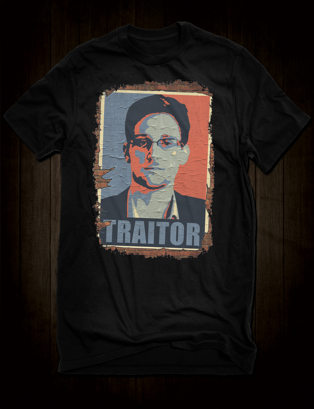 Edward Snowden Traitor T-Shirt - Hellwood Outfitters