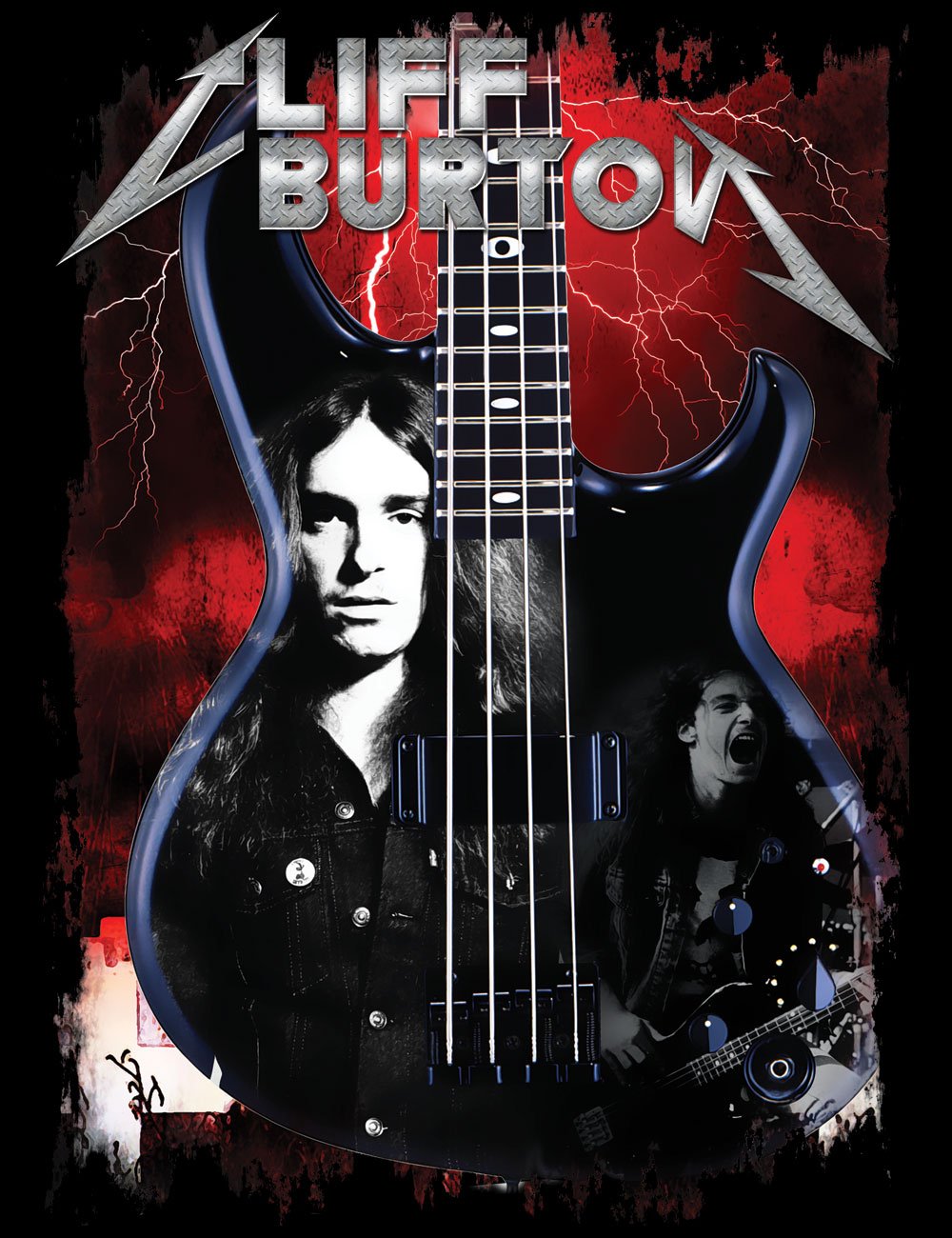 Guitar Hero T-Shirt Cliff Burton Metallica