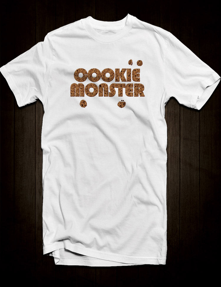 White Cookie Monster T-Shirt