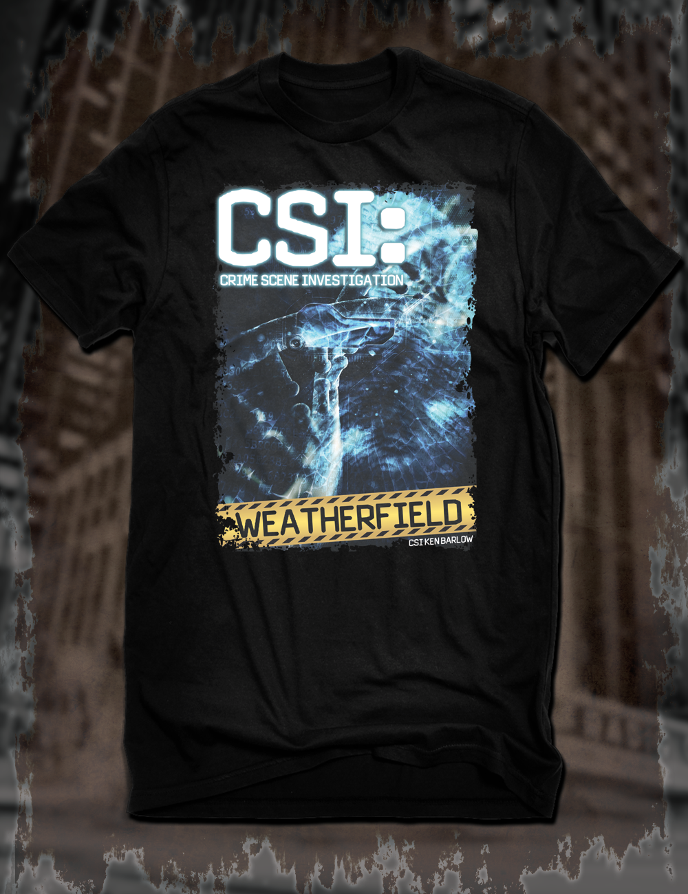 Personalise Your Own CSI T-Shirt - Hellwood Outfitters