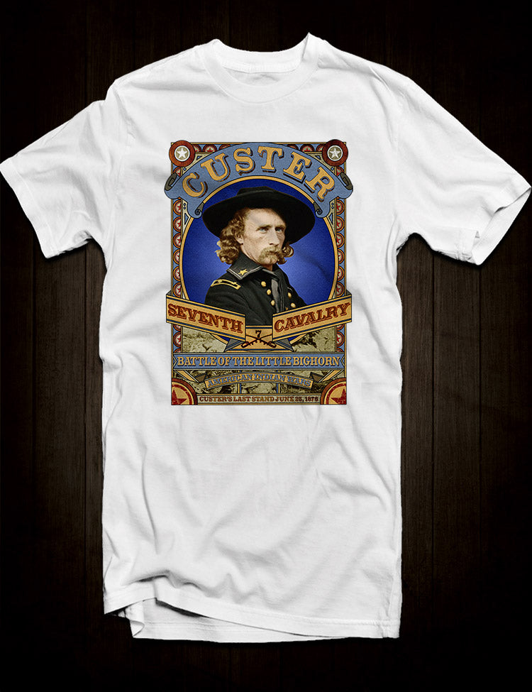 White General Custer T-Shirt