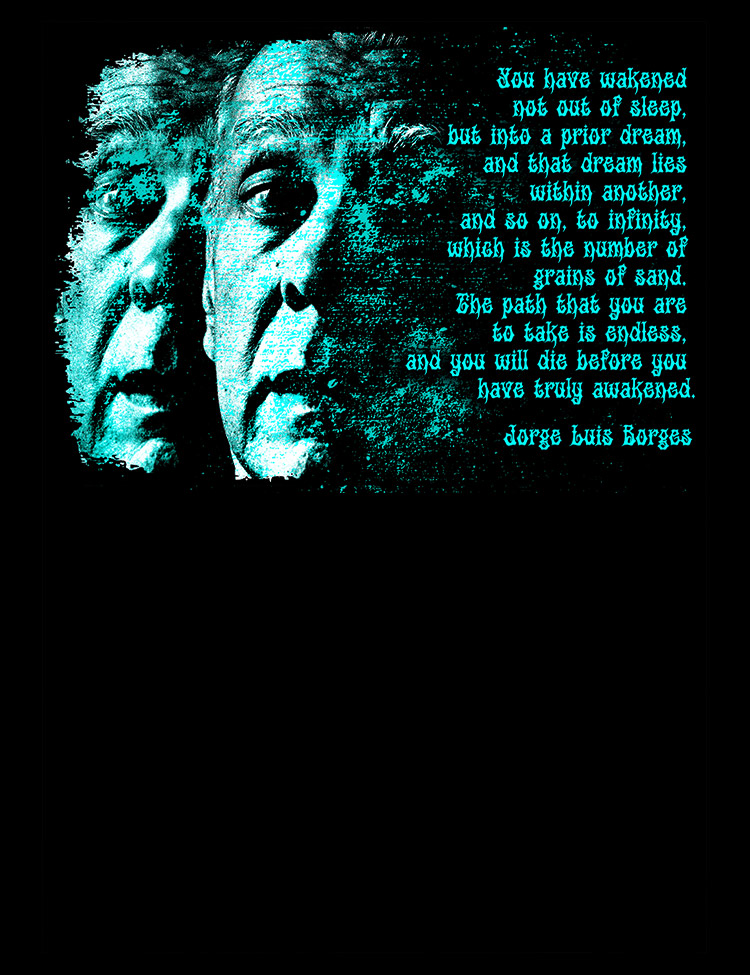 Jorge Luis Borges T-Shirt - Hellwood Outfitters