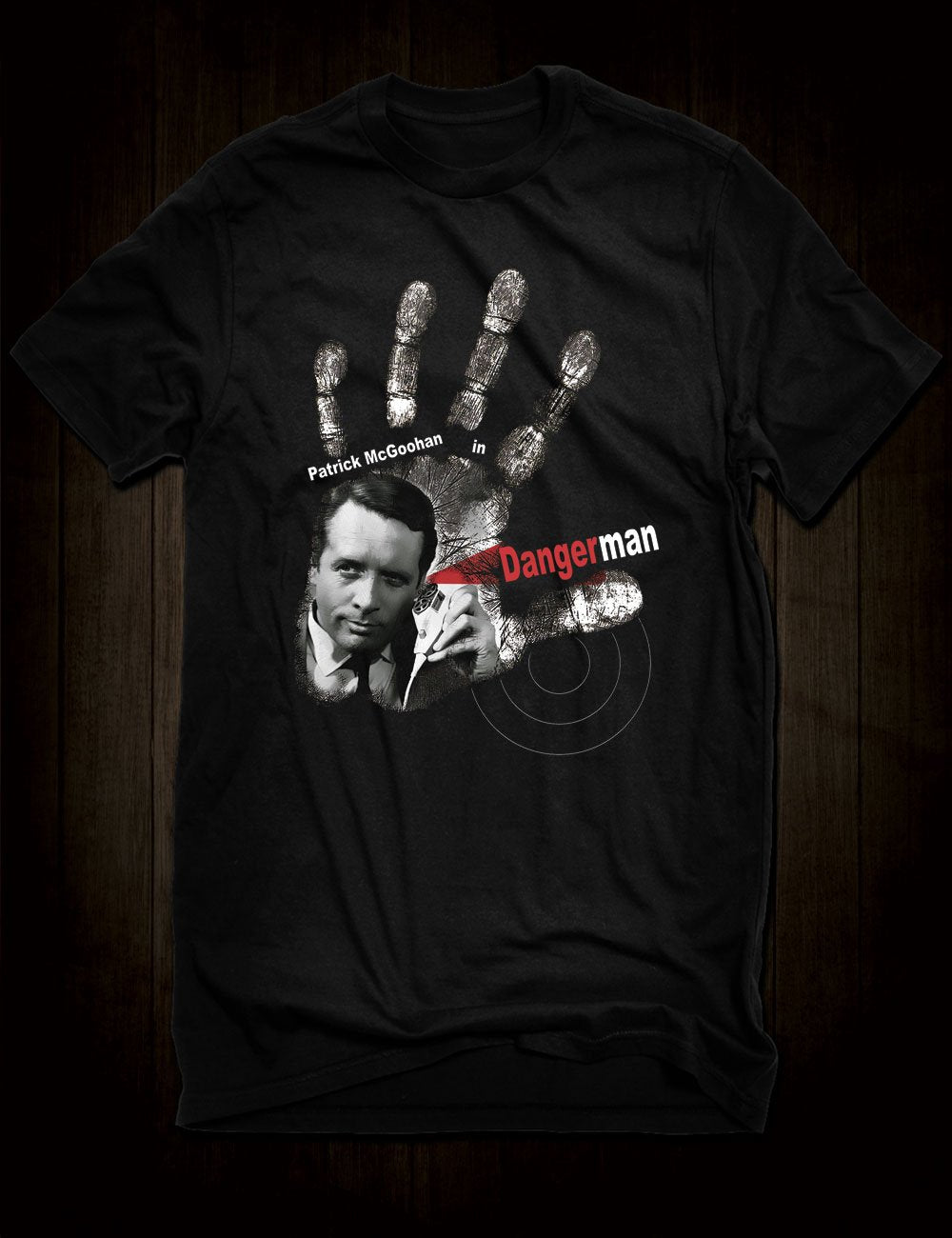 Patrick McGoohan Danger Man T-Shirt