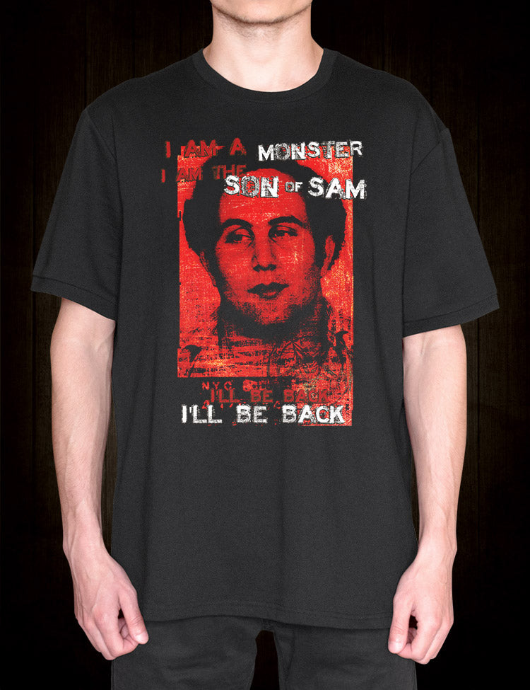 Serial Killer T-Shirt Son Of Sam David Berkowitz