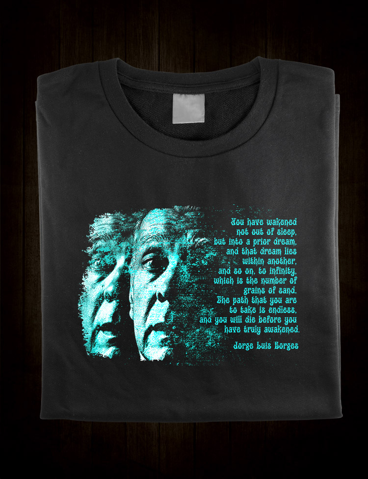 Jorge Luis Borges T-Shirt - Hellwood Outfitters