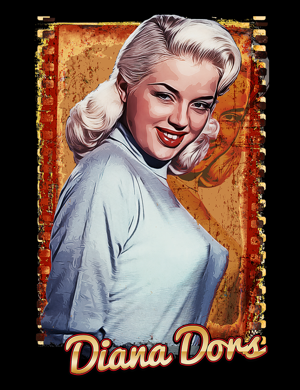 Diana Dors Blonde Bombshell T-Shirt