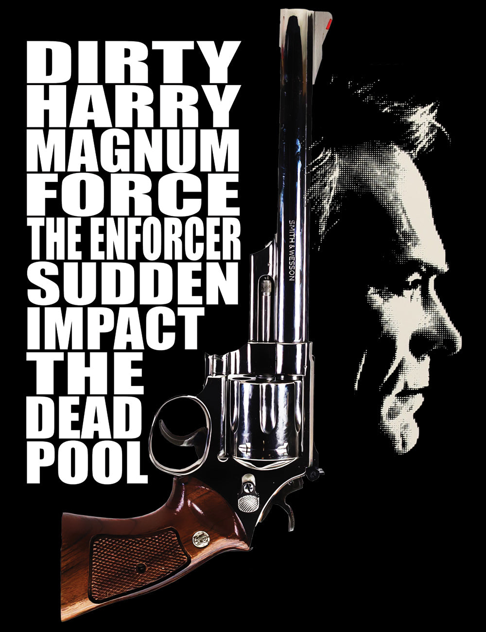 Classic Film Dirty Harry T-Shirt Clint Eastwood