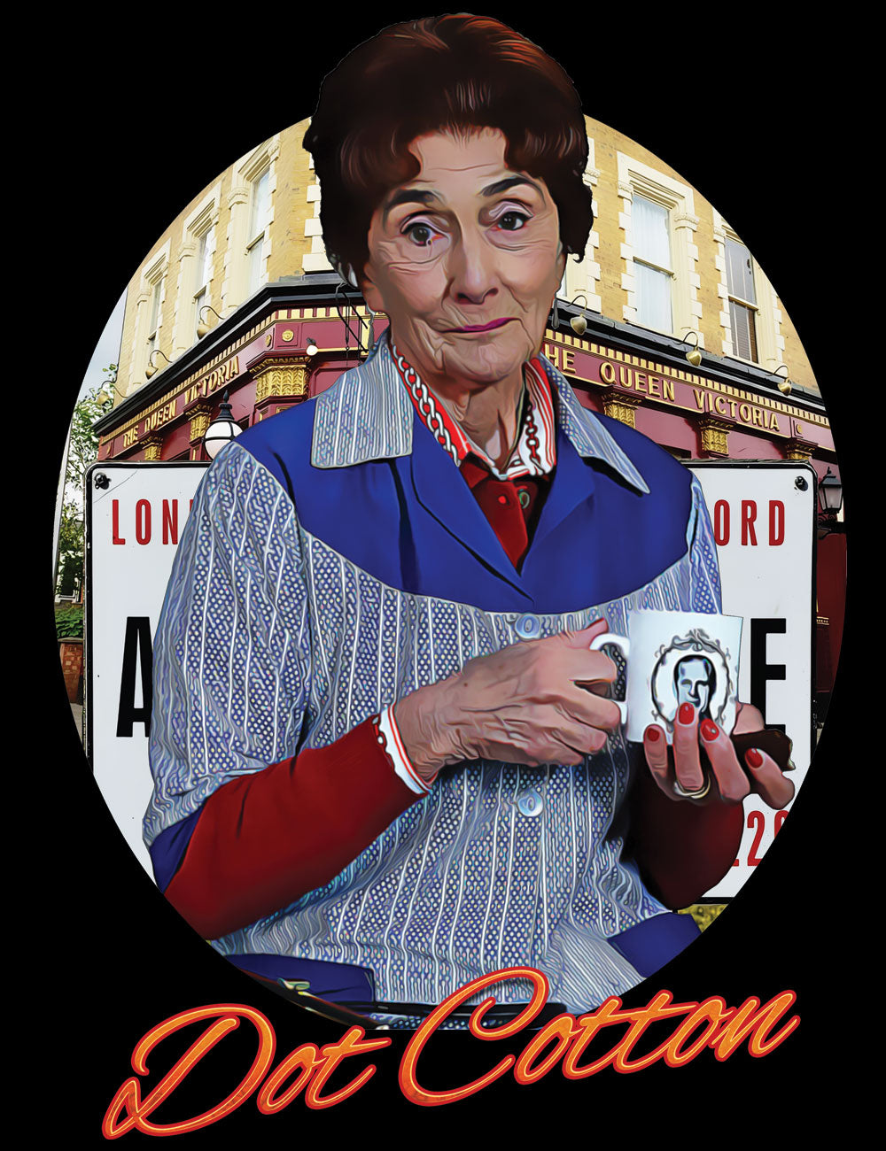 Eastenders T-Shirt June Brown as Dot Cotton