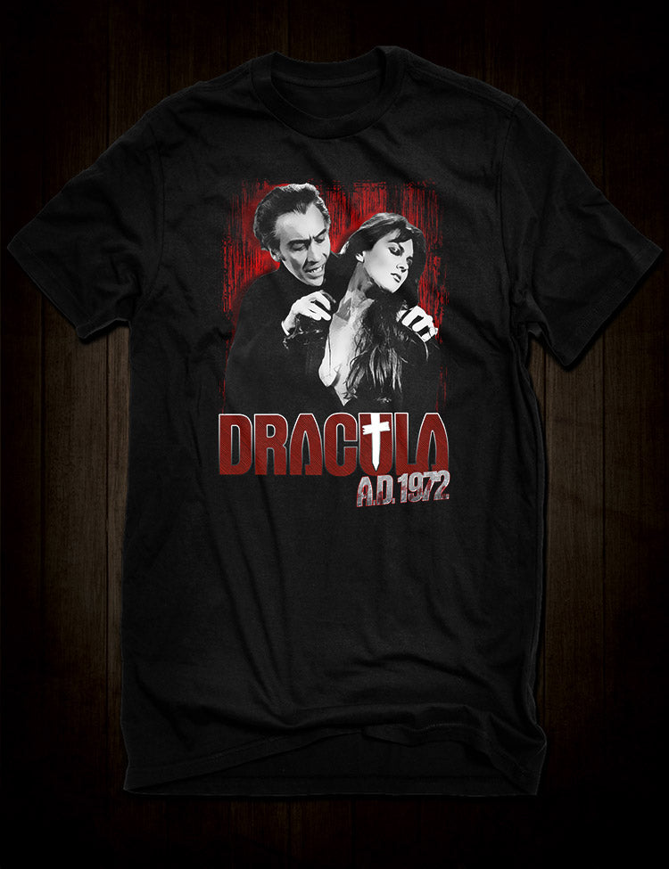 Cult Horror Movie T-Shirt Dracula Ad 1972