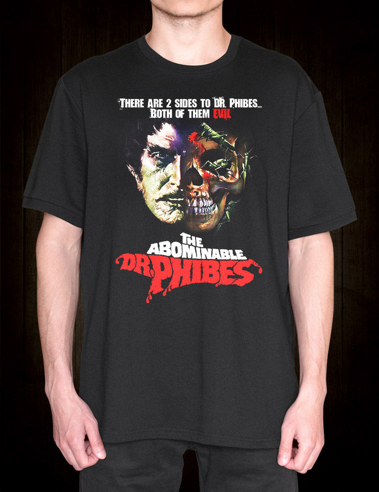 Vincent Price Movie T-Shirt Dr Phibes