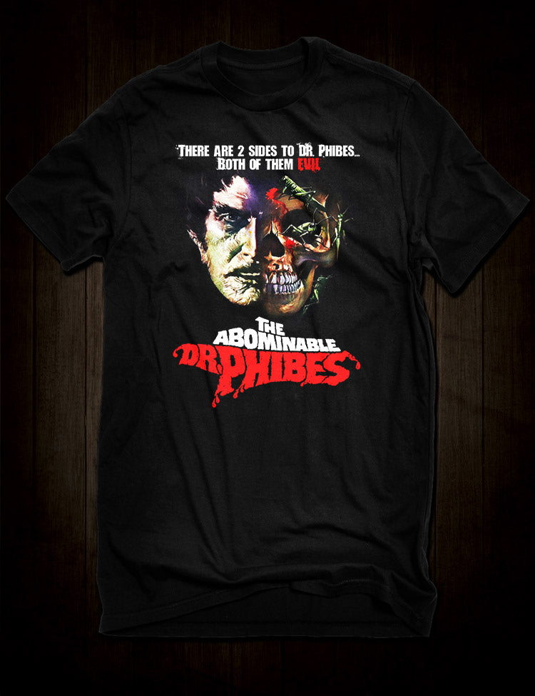Abominable Dr Phibes Cult Horror T-Shirt