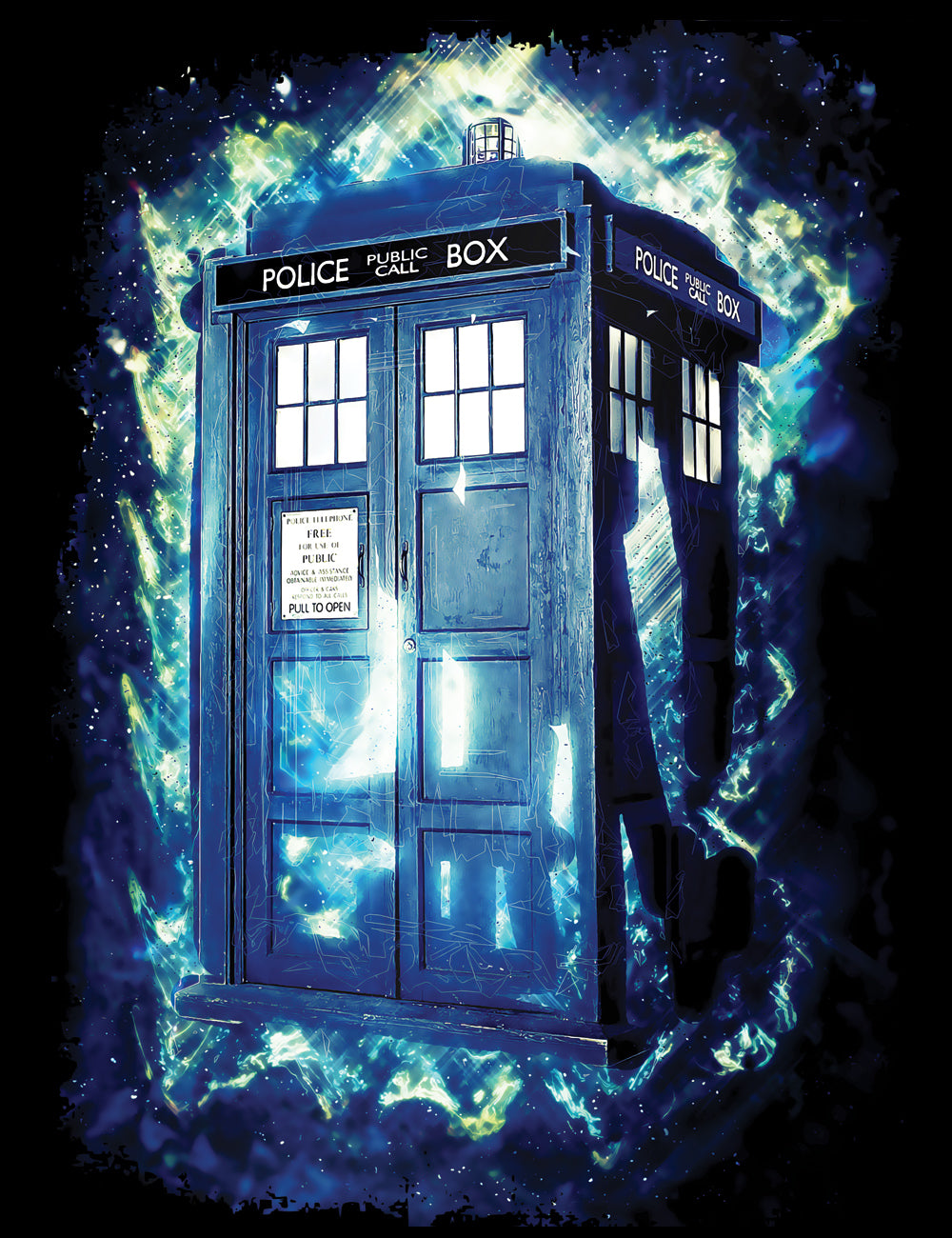 Dr Who Tardis Police Box T-Shirt