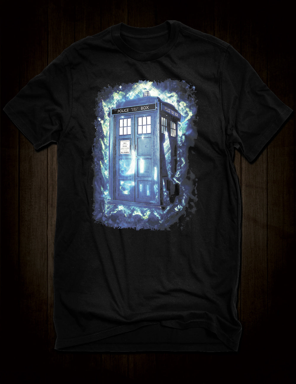 Cult Sci Fi Dr Who Tardis Police Box T-Shirt