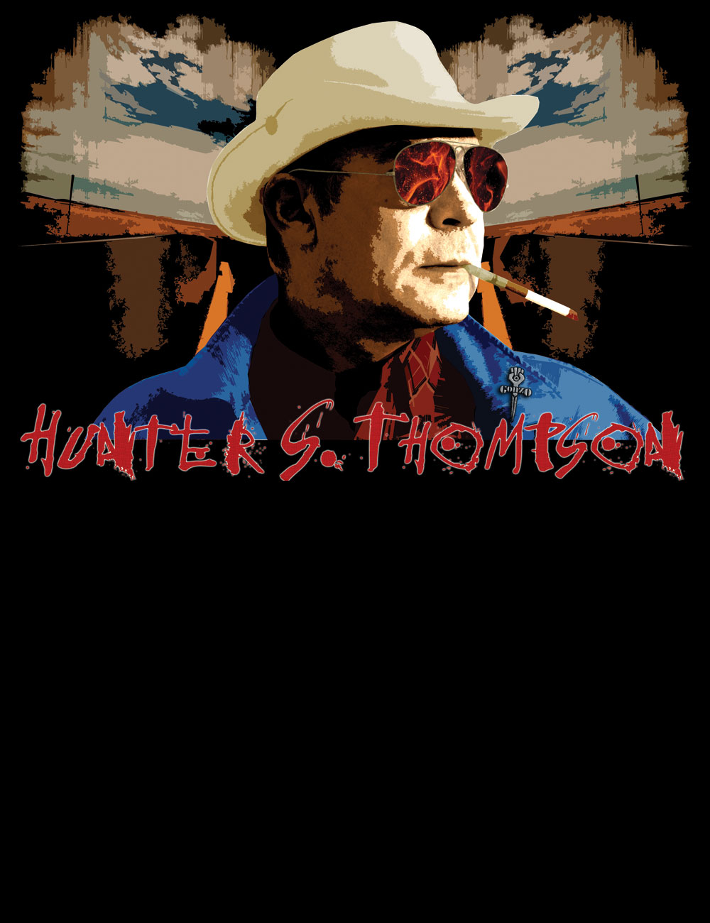 Hunter S. Thompson T-Shirt - Hellwood Outfitters