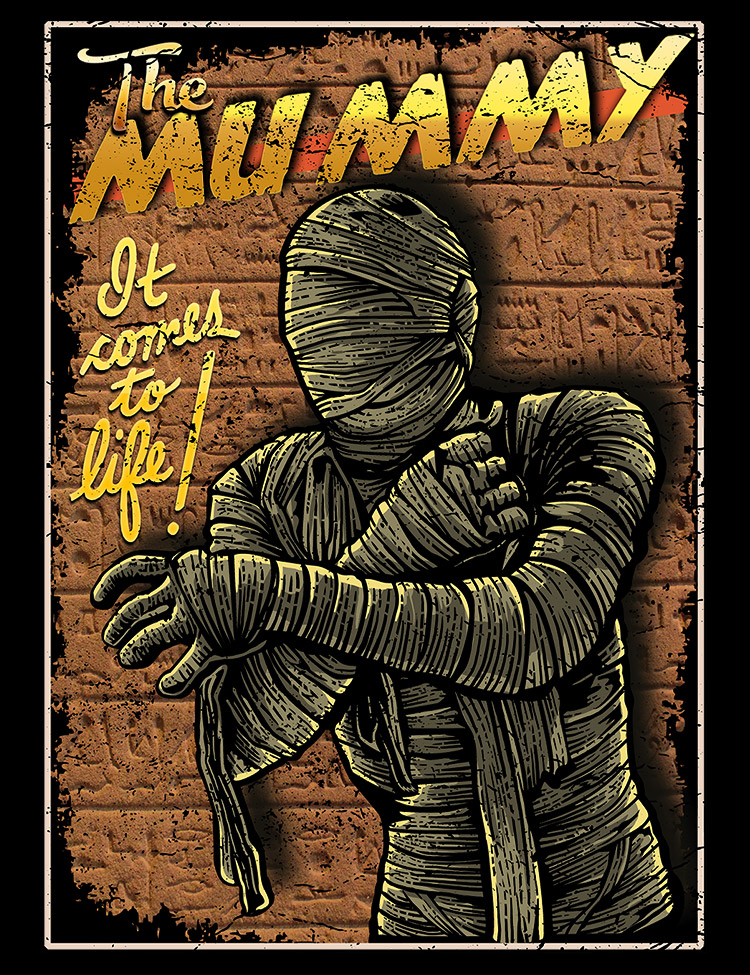 The Mummy T-Shirt - Hellwood Outfitters