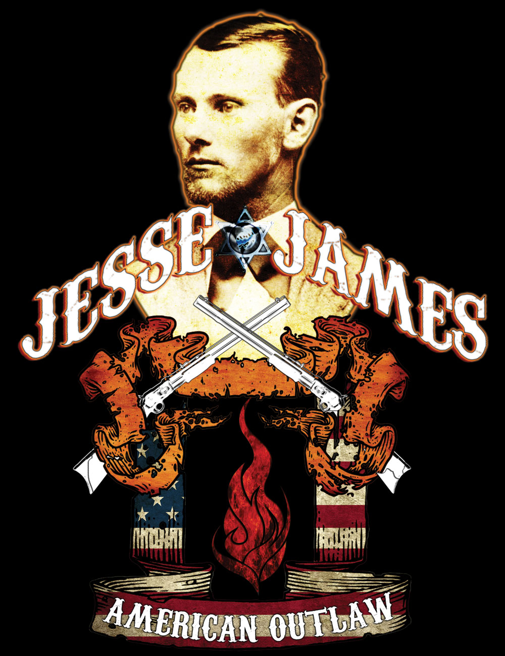 Jesse James T-Shirt - Hellwood Outfitters