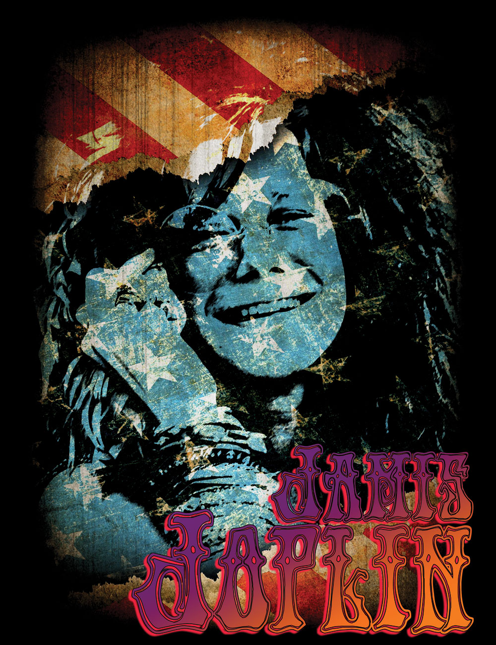 Janis Joplin T-Shirt - Hellwood Outfitters