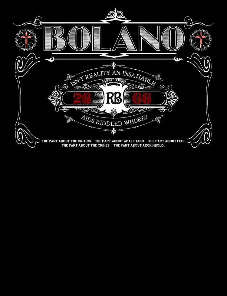Roberto Bolano 2666 T-Shirt - Hellwood Outfitters