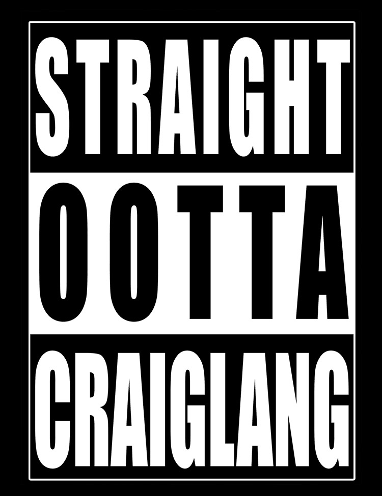 Straight Ootta Craiglang T-Shirt