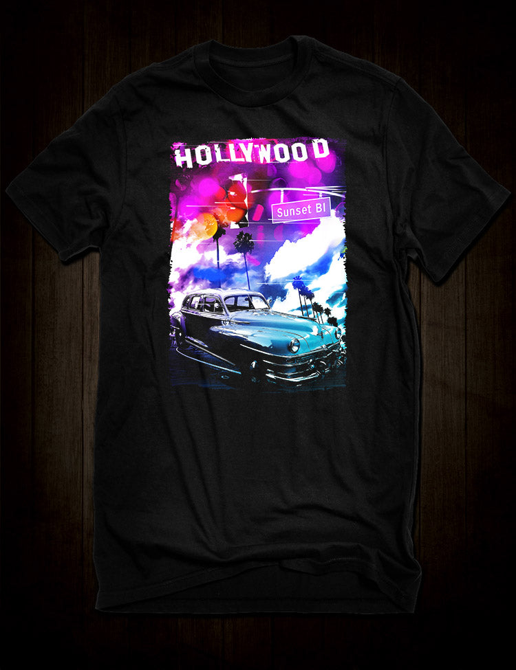 Driving On Sunset T-Shirt - Hellwood Outfitters