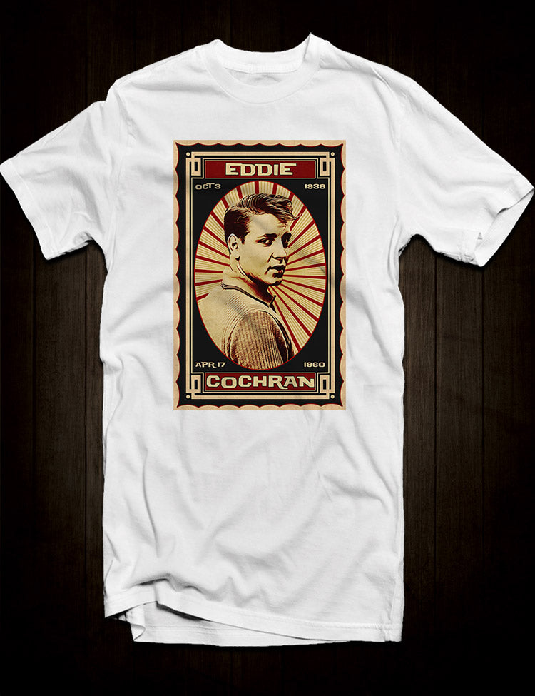 White Eddie Cochran T-Shirt