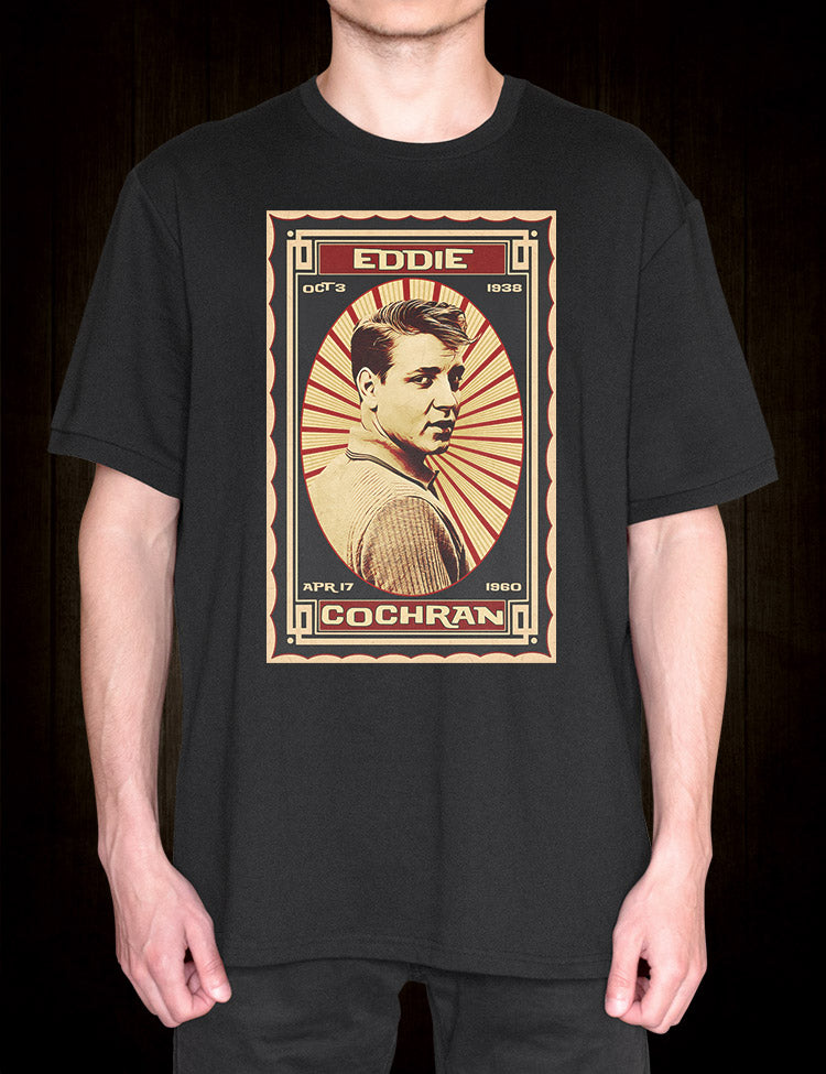 Classic Rock n Roll T-Shirt Eddie Cochran