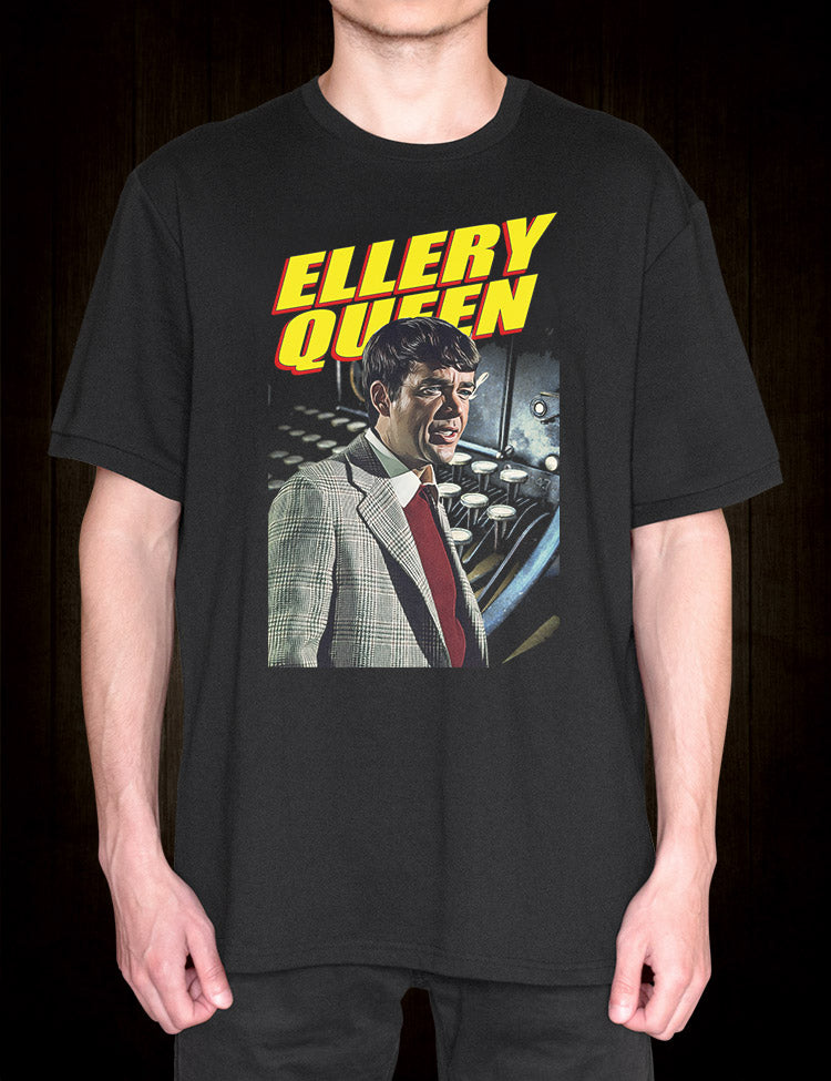 Jim Hutton as Ellery Queen on our stylish t-shirt