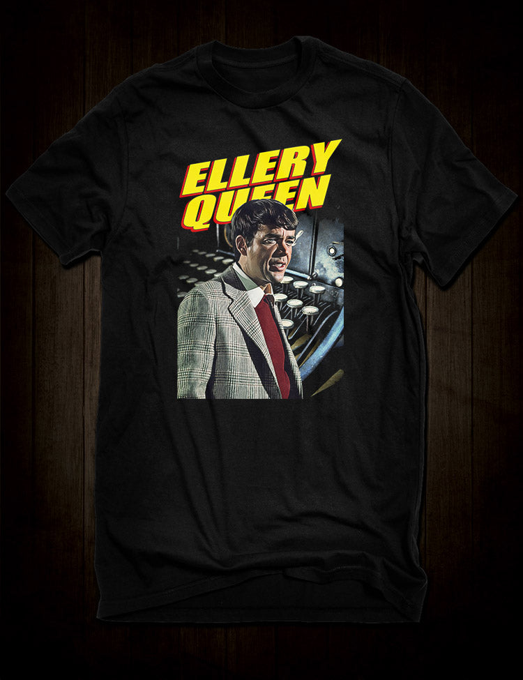 High-quality Ellery Queen t-shirt, perfect for fans of the beloved TV series.
