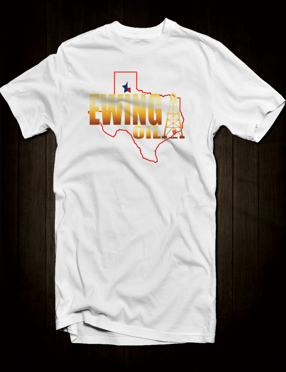 White Ewing Oil Dallas T-Shirt