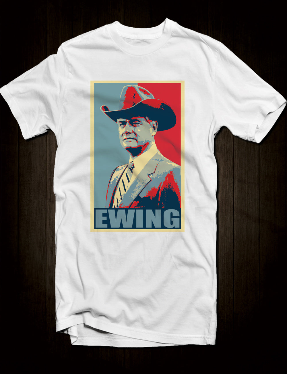 White J R Ewing Larry Hagman Dallas T-Shirt