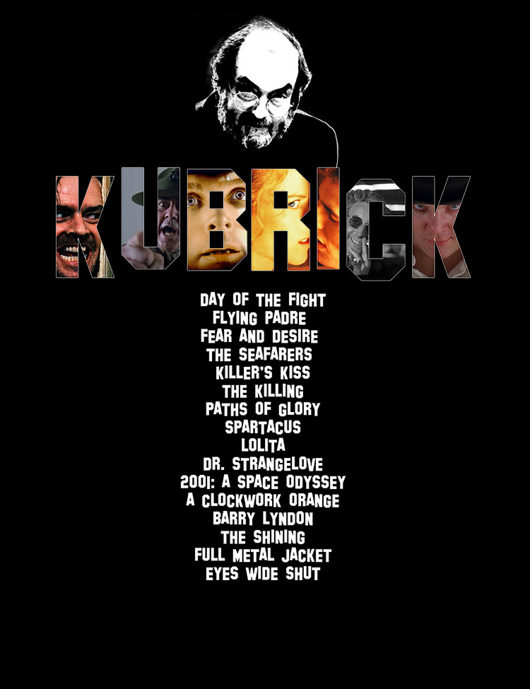 Stanley Kubrick Filmography T-Shirt