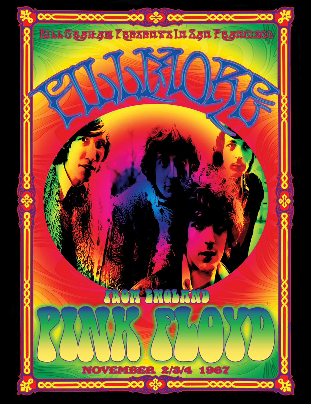 Pink Floyd Live At The Fillmore T-Shirt - Hellwood Outfitters