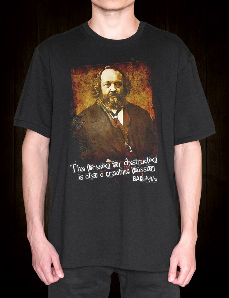 Mikhail Bakunin T-Shirt - Hellwood Outfitters