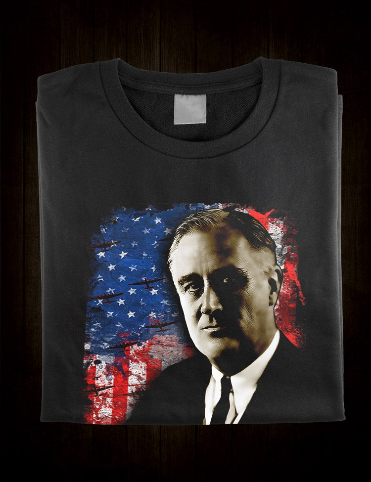 Allied Nations - Franklin D. Roosevelt T-Shirt - Hellwood Outfitters