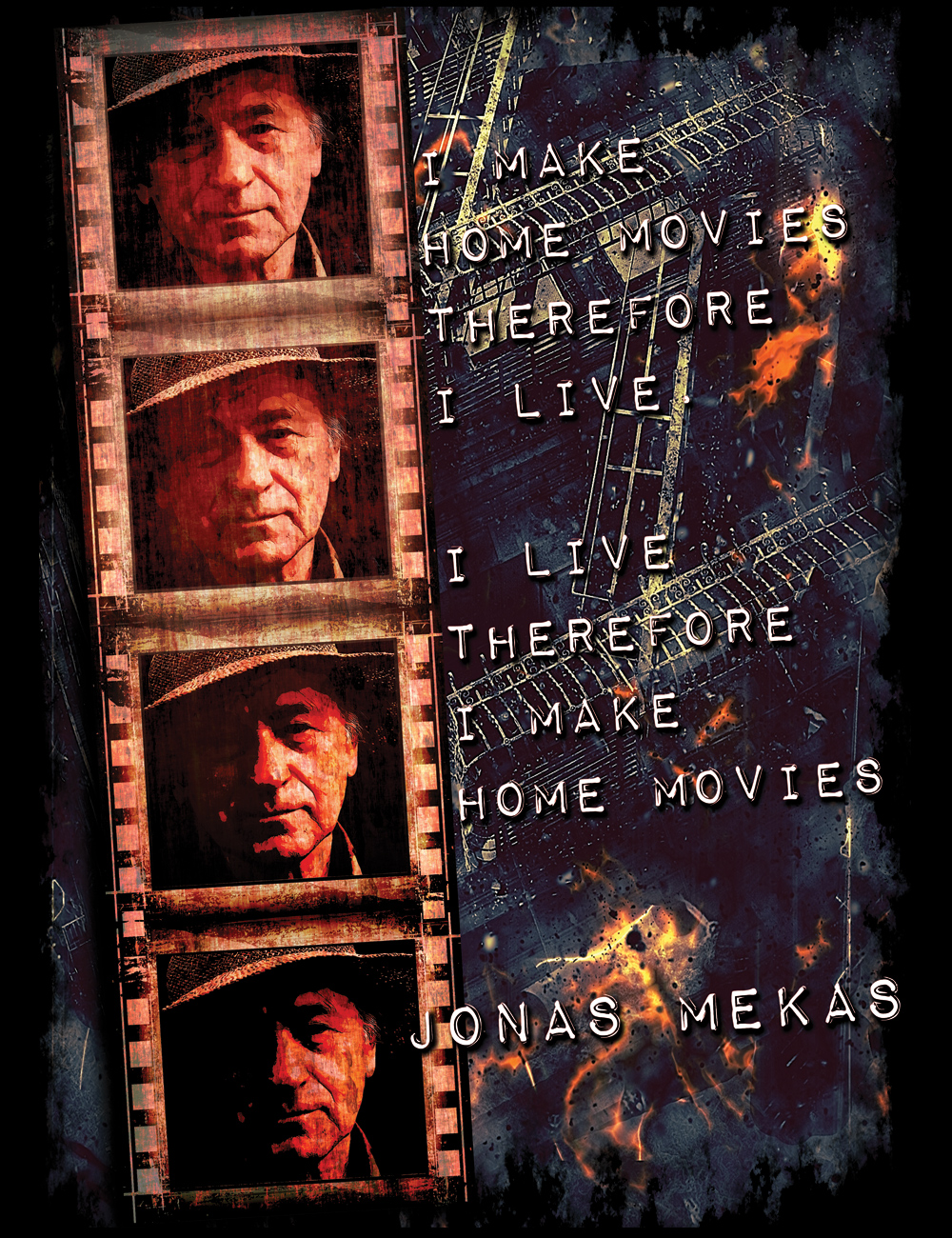 Jonas Mekas T-Shirt - Hellwood Outfitters