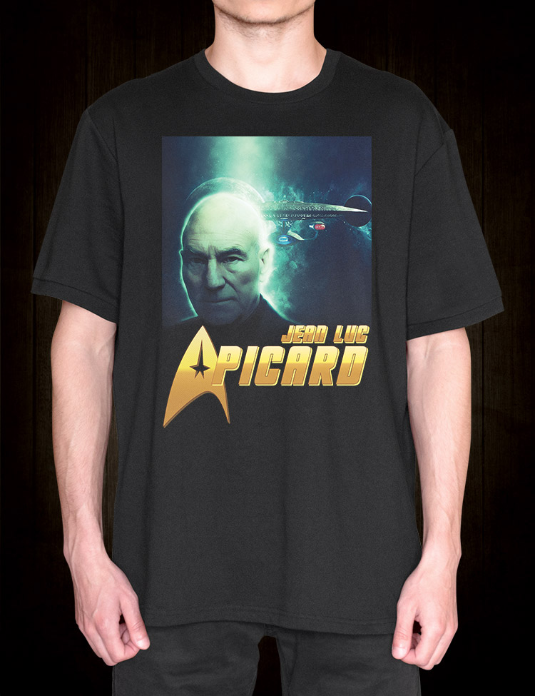 Jean-Luc Picard T-Shirt - Hellwood Outfitters