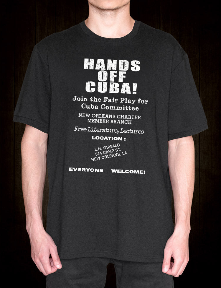 JFK Assassination T-Shirt Fair Play For Cuba Oswald