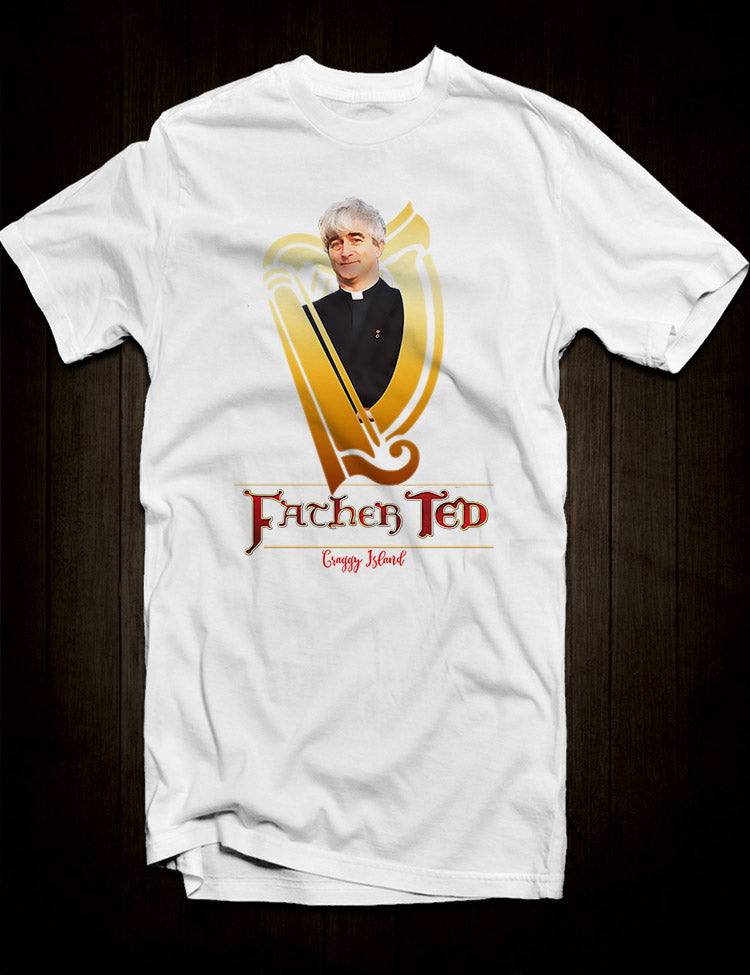 White Father Ted T-Shirt