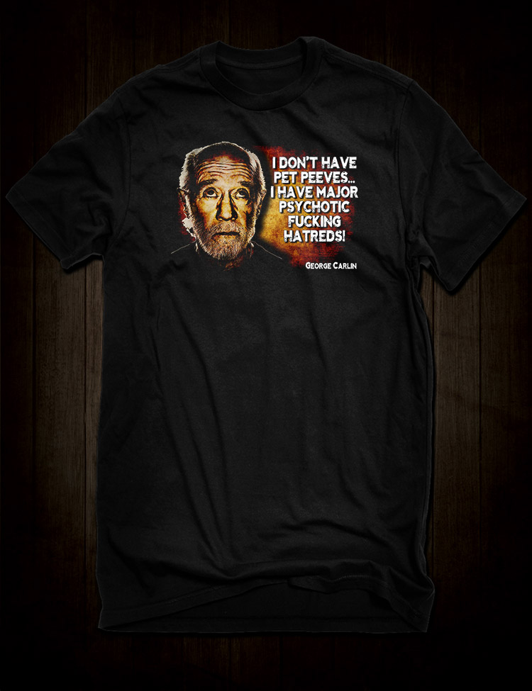 George Carlin T-Shirt - Hellwood Outfitters