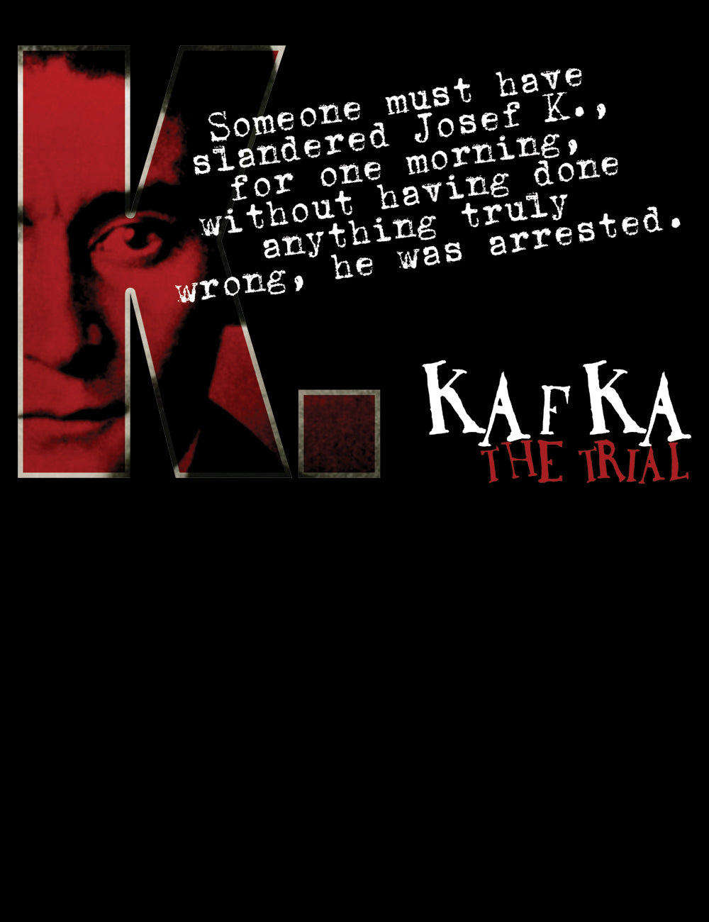 The Trial Franz Kafka T-Shirt Classic Literature