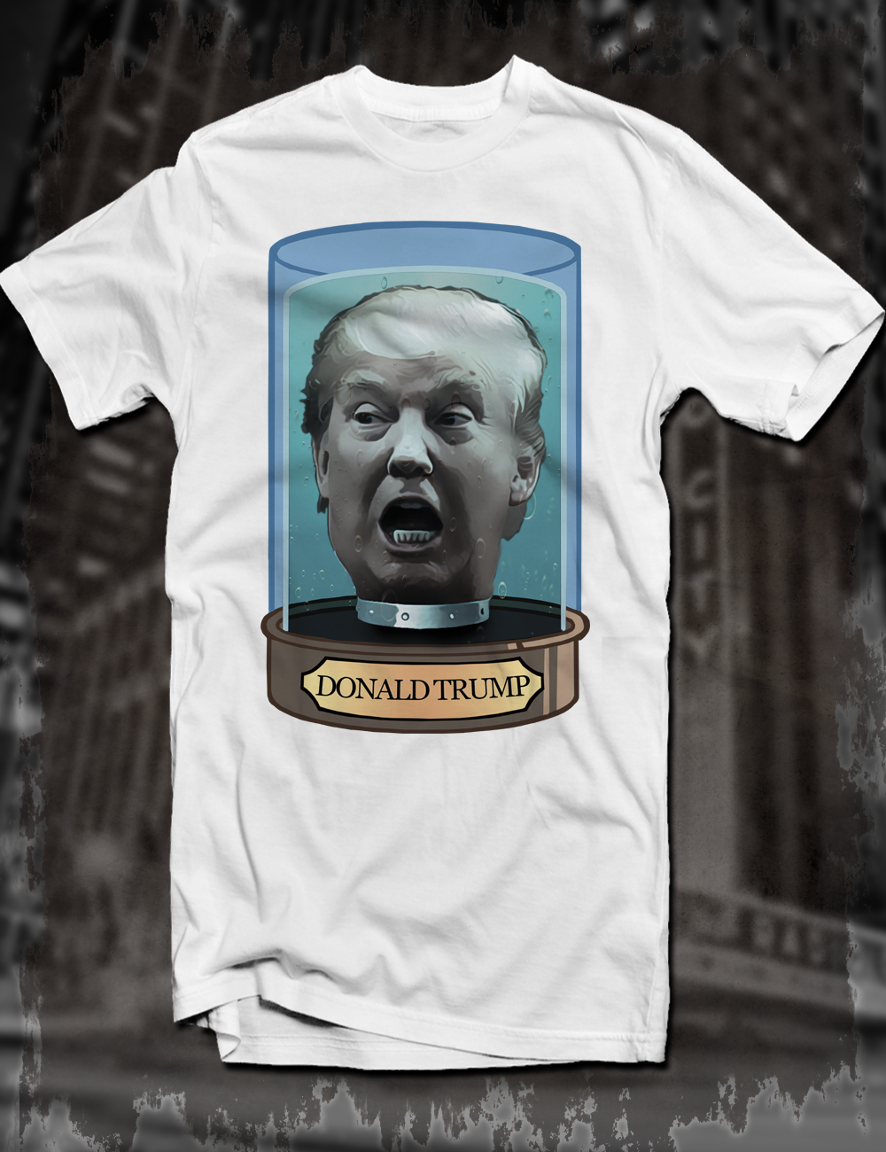 White Donald Trump - Futurama Tee