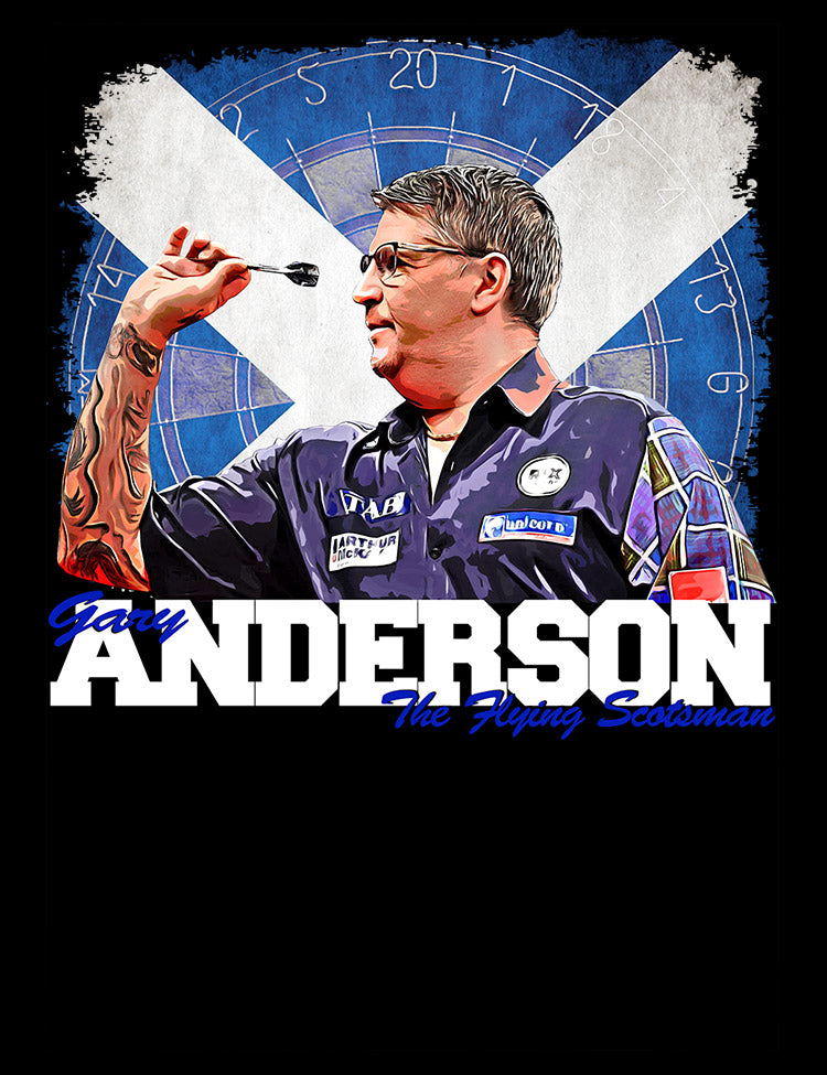 Darts Legend Gary Anderson T-Shirt