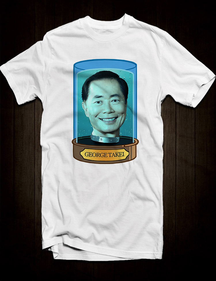 White George Takei - Futurama Tee