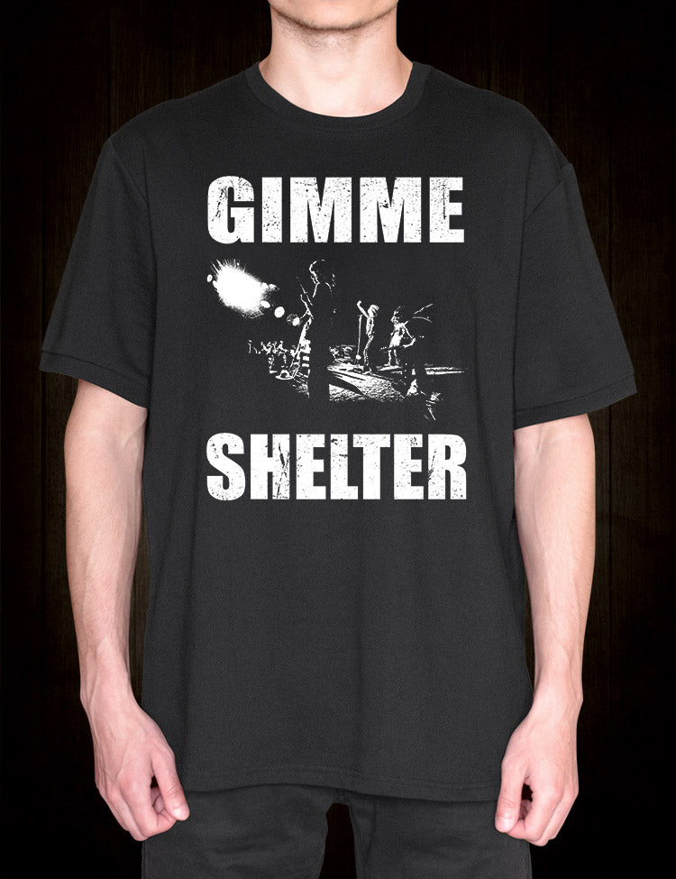 Classic Rock T-Shirt Stones Gimme Shelter