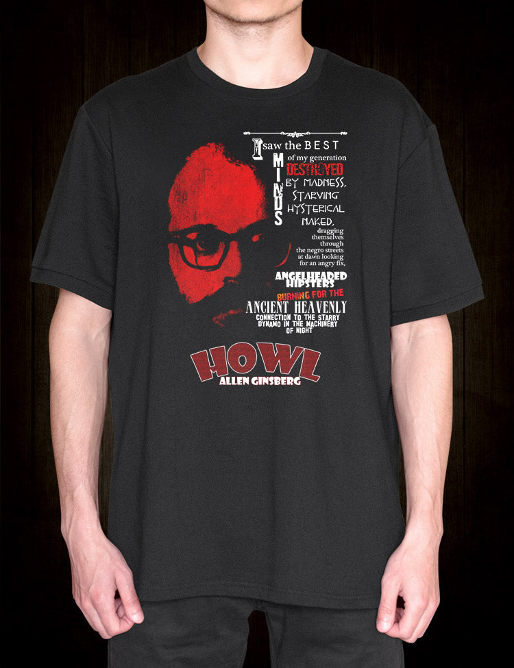 Howl By Allen Ginsberg T-Shirt Quote